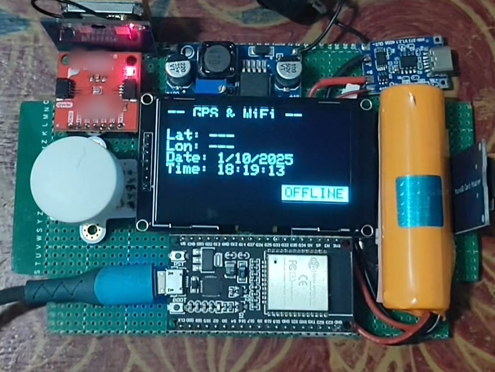 Smart altimeter module prototype on workbench